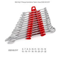 İzeltaş Kombine Anahtar Takımı 6-22 mm Kısa 0320002117