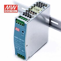 Meanwell  EDR-120-24  24VDC 5A Ray Montaj Tip Regüle Güç Kaynağı
