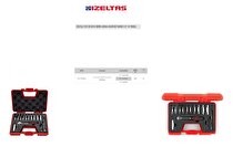 İzeltaş 1/4" Altı Köşe Derin Lokma Anahtar Seti 14 Parça 1107006014