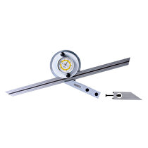 Asimeto AS-490102 3 Çubuklu Büyüteçli  Açı Ölçer