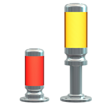 Siron D036-1B-P 24V DC 3 Renk Buzzer İkaz Lambası