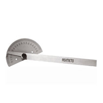 Asimeto AS-490012 85x150mm Açılı Gönye Yarı Daire Plakalı