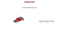 İzeltaş Allen Anahtar Takımı 2-10 mm 10 Parça Kısa 4900003110