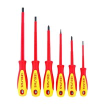 İzeltaş 1000V İzoleli Elektrikçi Tornavida Seti 6 Parça 4140009106