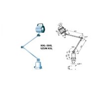 Krasnic C.KHL-300L 320X400Mm Çift Kol Çalısma Lambası 24 Volt