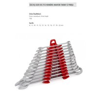 İzeltaş Kombine Anahtar Takımı 8-22 mm Kısa 0320002112