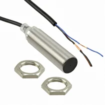 Omron E2B-M18LS08-WP-B1 5M Pirinç-Nikel Uzun Gövde M18 Düz Kafa Endüktif Sensör