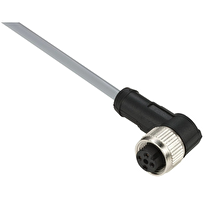 Telemecanique XZCPV1241L5 M12 4 Pin 90° 5 mt. Sensör Kablosu