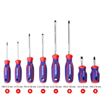 Workpro WP200505 8 Parça Profesyonel CR-V Manyetik Tornavida Seti