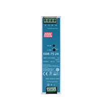 Meanwell Edr-75-24 24VDC 3.2A Ray Montaj Güç Kaynağı