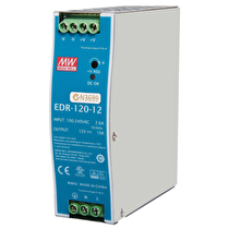 Meanwell EDR-120-12 12VDC 10A Ray Montaj Tip Regüle Güç Kaynağı