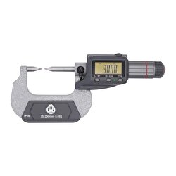 Werka 217-6179  Ip65 75-100mm/3-4" Sivri Uçlu Dijital Mikrometre 