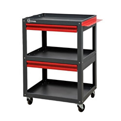 Ponis Metal 67x85x40cm Demonte 2 Çekmeceli Taşıma Arabası 