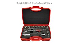İzeltaş 3/8" Altı Köşe Lokma Anahtar Takımı 19 Parça 1110006109 