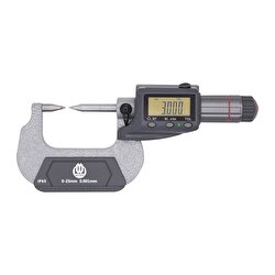 Werka 217-6148  Ip65 0-25mm/0.1" Sivri Uçlu Dijital Mikrometre 