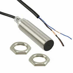 Omron E2B-M18LS08-WP-B1 2M Pirinç-Nikel Uzun Gövde M18 Düz Kafa Endüktif Sensör 
