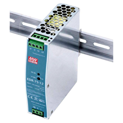 Meanwell EDR-75-12 12VDC 6,3A Ray Montaj Tip Regüle Güç Kaynağı 