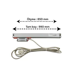 Weramax WE-850 0-850 mm Doğrusal Optik Cetvel 