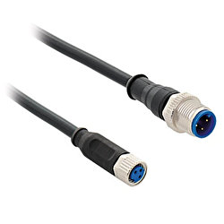 Leuze KDS S-M8-3A-M12-3A-V1-010  M12-M8 3 Pin Çeviri Kablo 