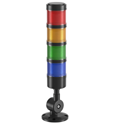 Siron D014-4B 24V DC Buzzer 4 Renk İkaz Lambası 