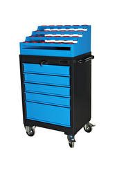 Ahmet Güzel MTA2424 Mors Tutucu Takım Arabası 5 Çekmeceli BT40 24 Lü 