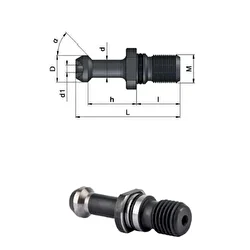 CVS BT40 CV90 M16 Çektirme Civatası 