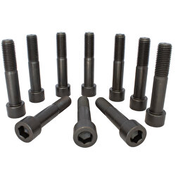 HB HasBilgili M12 DIN912 12.9 Siyah İnbus Civata 100'lü Paket 20 mm