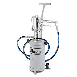 Oilman A-2/5 T Havalı Gres Pompası (Tabancalı - Tekerlekli) 