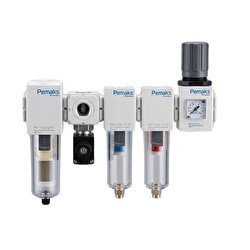 Pemaks Otomatik Tahliye Sistemli Endüstriyel Hassas Hava Filtrasyon Seti 